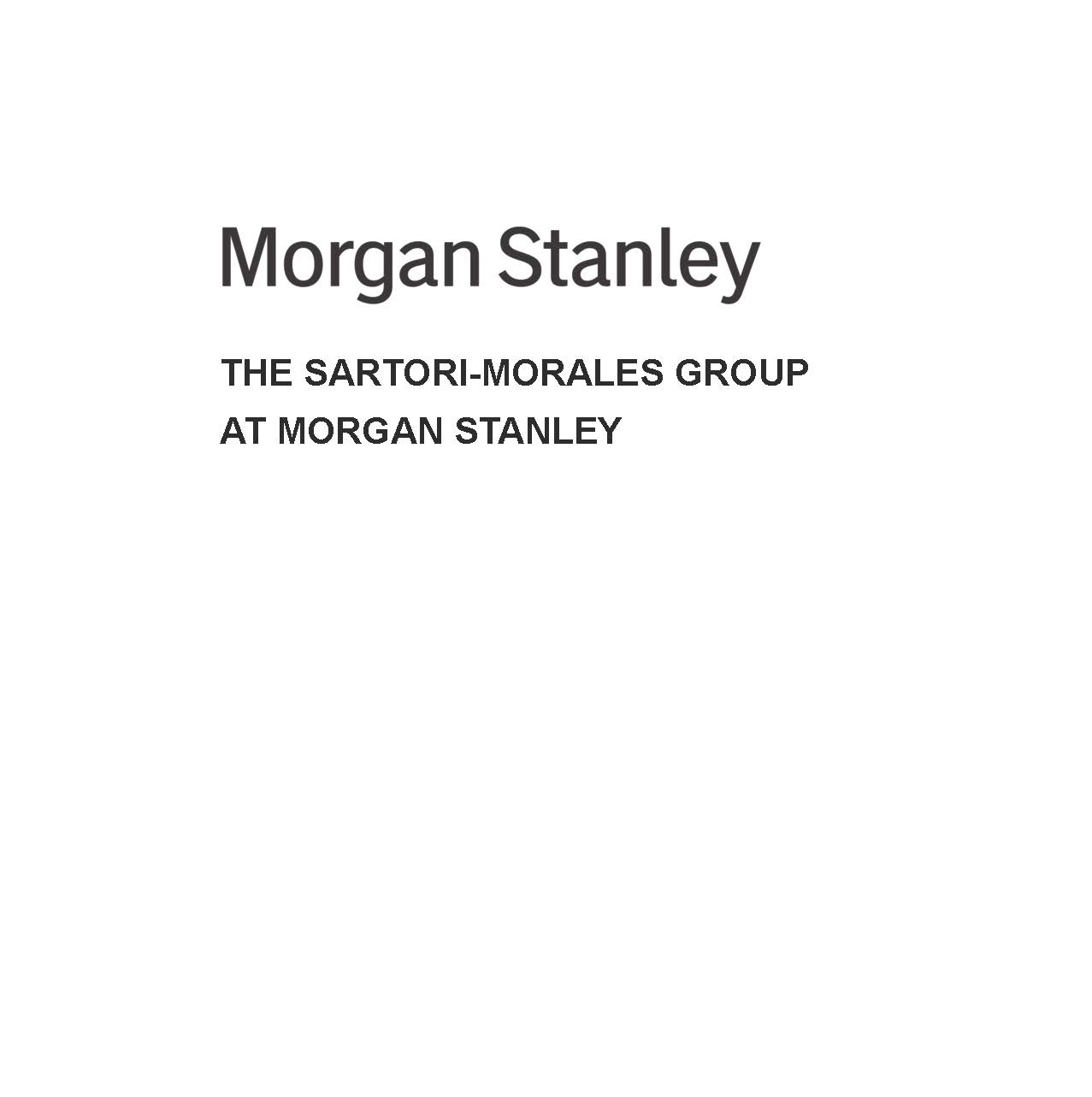 Morgan Stanley - Sartori Morales Team